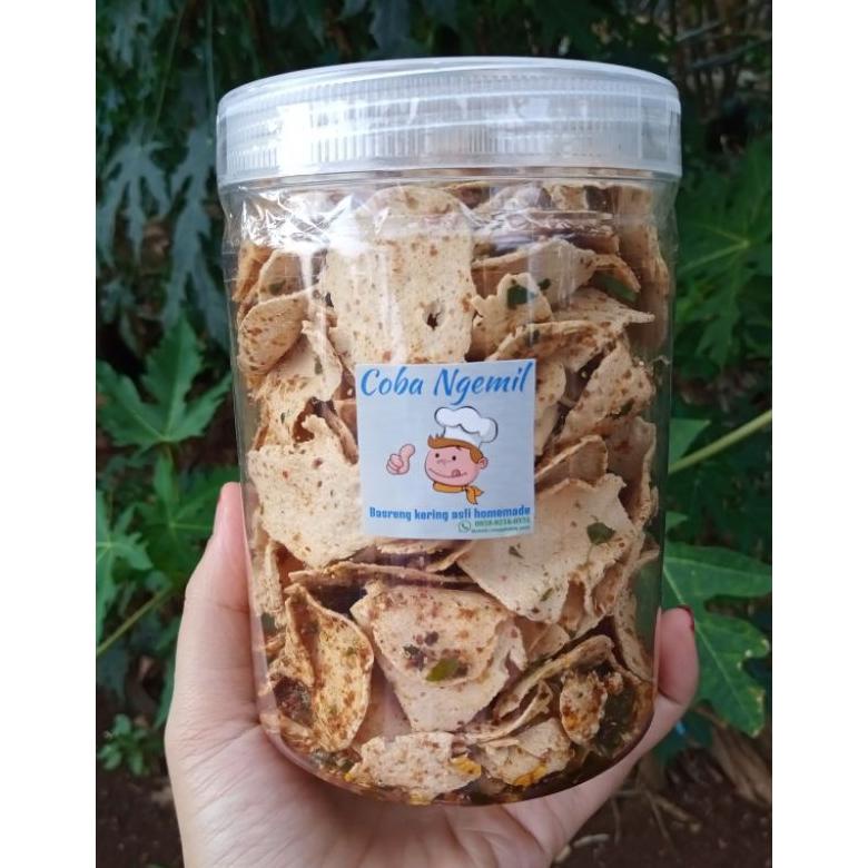 

7.7 kripik basreng pedas 200gr