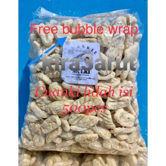 

7.7 cuanki lidah kriuk asli garut isi 500pcs,,bisa cod