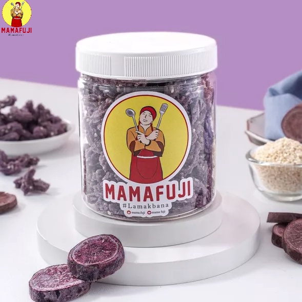 

⚡TOK SIAP 【COD Mamafuji - Kue Akar Rasa Ubi Ungu (Taro) 250gr