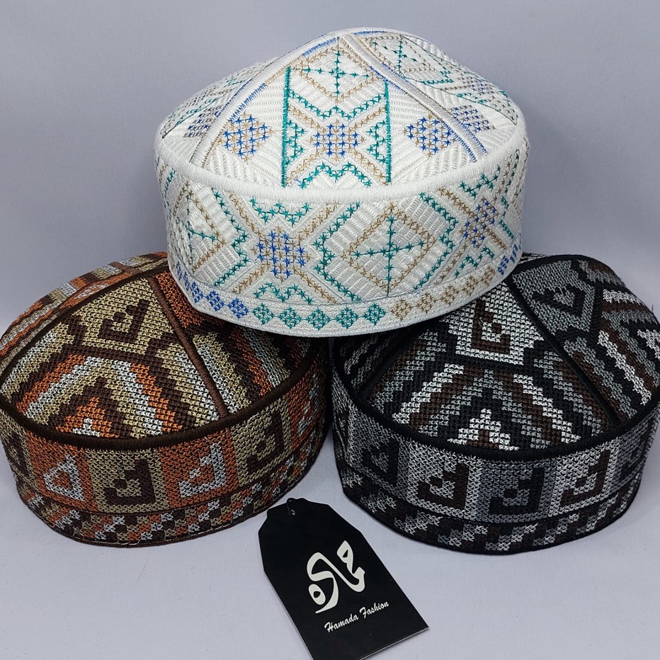 (COD )NEW_PRODUCT Peci Hamada / Peci Pakistan Bordir, Peci Pakistan Premium Full Bordir