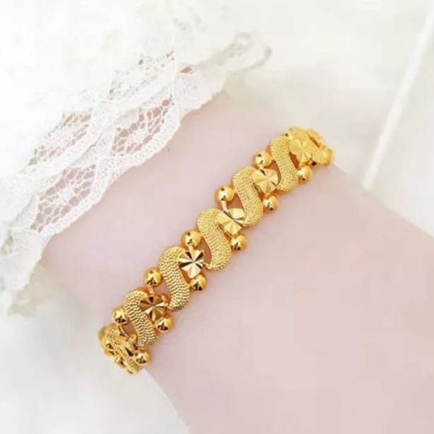 Best seller Gelang Hongkong Mas Tipis Anti Karat Bebas Pajak Paling Diminati MCH