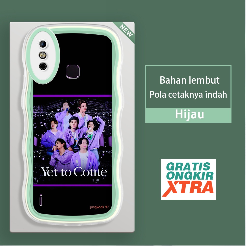 Mulia Infinix Note 8 10 Pro 11 NFC 12 G88 smart 4 4c 5 6 plus Casing Ponsel  BTS Yot To Come  warna-
