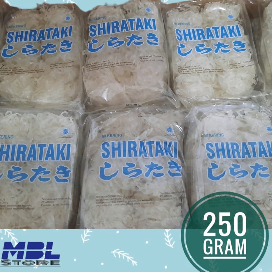 

8.8 Dry Shirataki - Mie Kering Shirataki ( isi 10pcs ) 250g