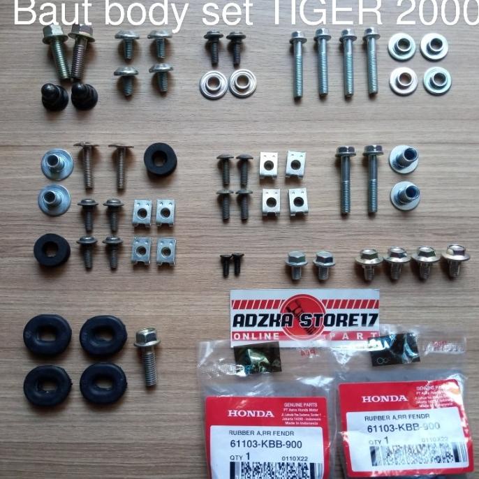 Baut Body Set Honda Tiger 2000/Baut Body Lengkap Honda Tiger Lawas
