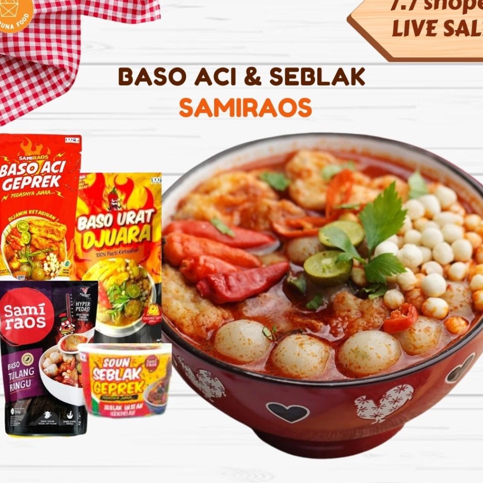 

Ready Stok PROMO Boci baso aci bakso aci samiraos baso aci tulang rangu baso aci geprek soun seblak makanan instan makanan pedas makanan korea frozen food