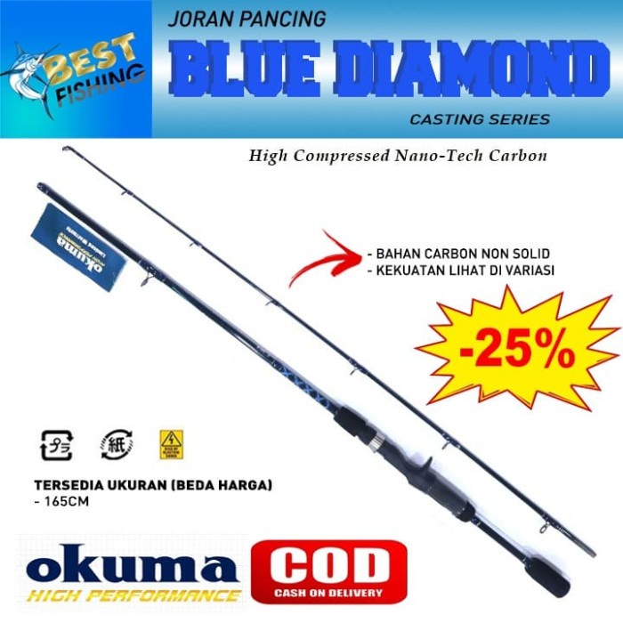 Joran Baitcasting Okuma Blue Diamond Bdc 562Mh-165