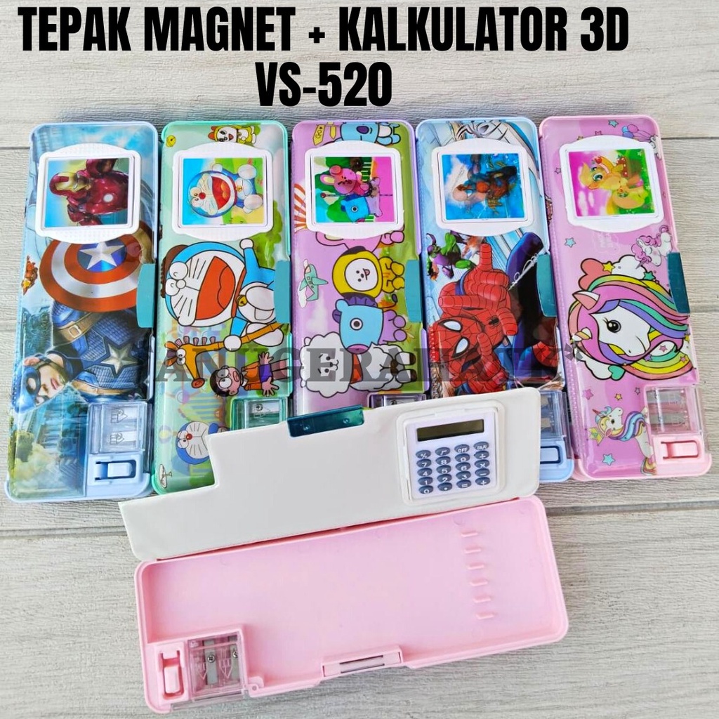 

TEPAK / TEMPAT PENSIL MAGNET KALKULATOR VIS-1 VS-520