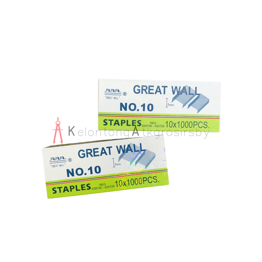 

ISI STAPLES KECIL GREAT WALL NO 10