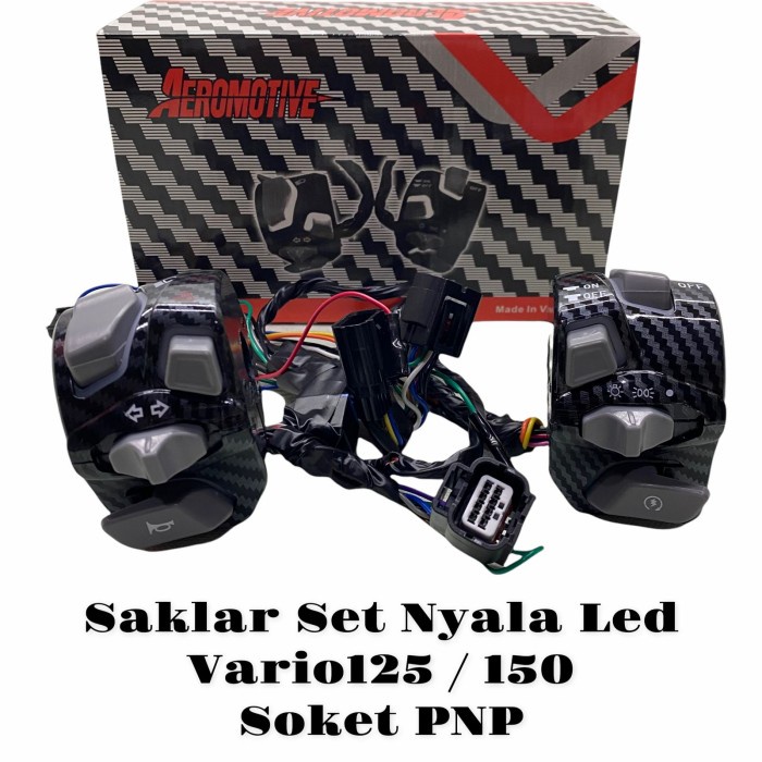 saklar led vietnam pnp vario 125 vario 150 saklar vietnam karbon vario