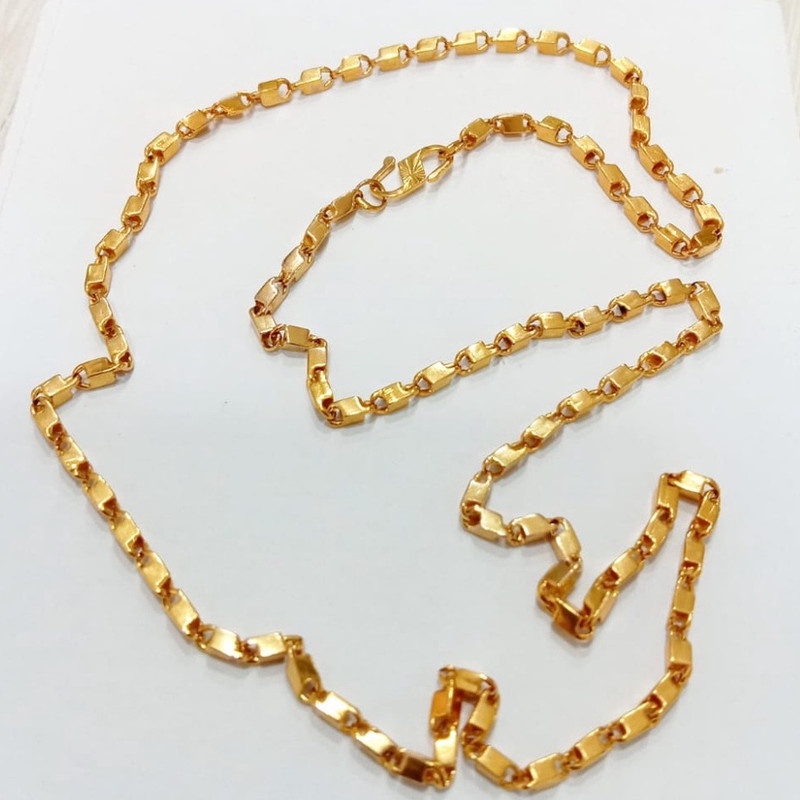 Kalung Emas Kadar 375 (8K) Model Balok 3 - 5 Gram an