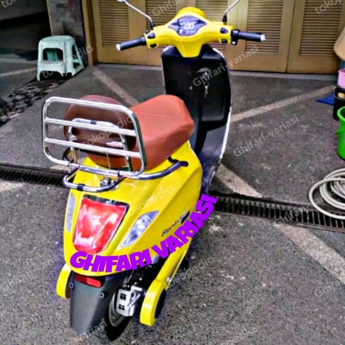 Backrack Behel Bagasi Belakang Motor Listrik Exotic Sprinter Prime