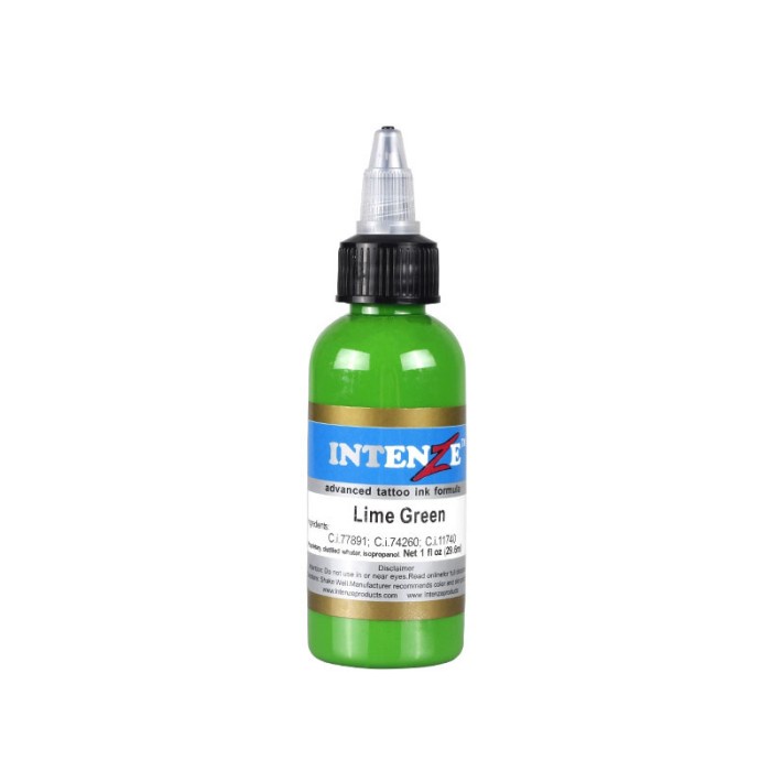 

Terlaris Tinta Tattoo Intenze Lime Green 1 Oz 30Ml / Botol