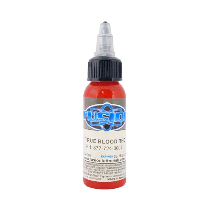 

Terlaris Tinta Tattoo Fusion True Blood Red 1 Oz 30Ml