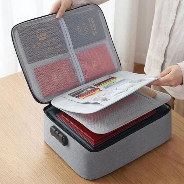 

Terlaris Tas Koper Dokumen Anti Air Password Travel Bag Penyimpanan Surat