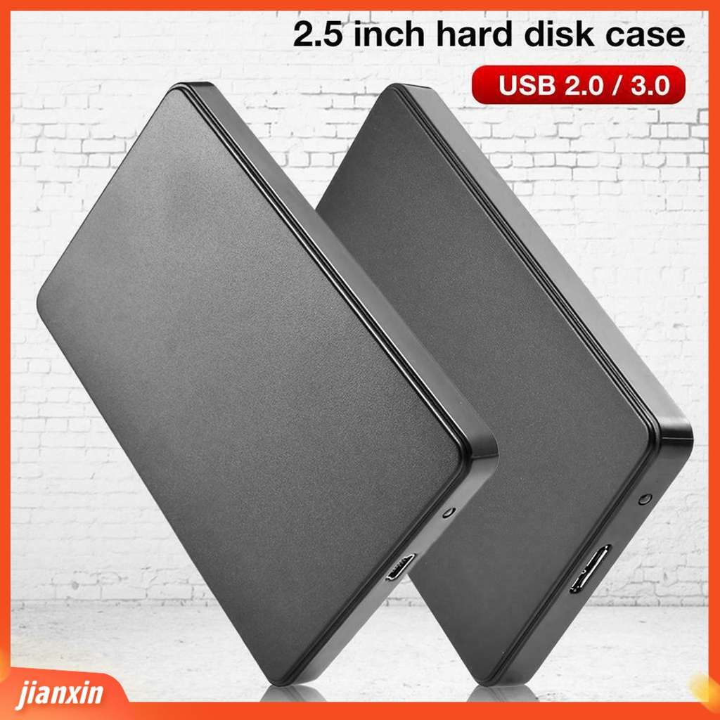 [Jianxin] Cod-usb 3.0 / 2.0 5Gbps 2.5 Inch SATA External Closure HDD Hard Disk Case untuk PC