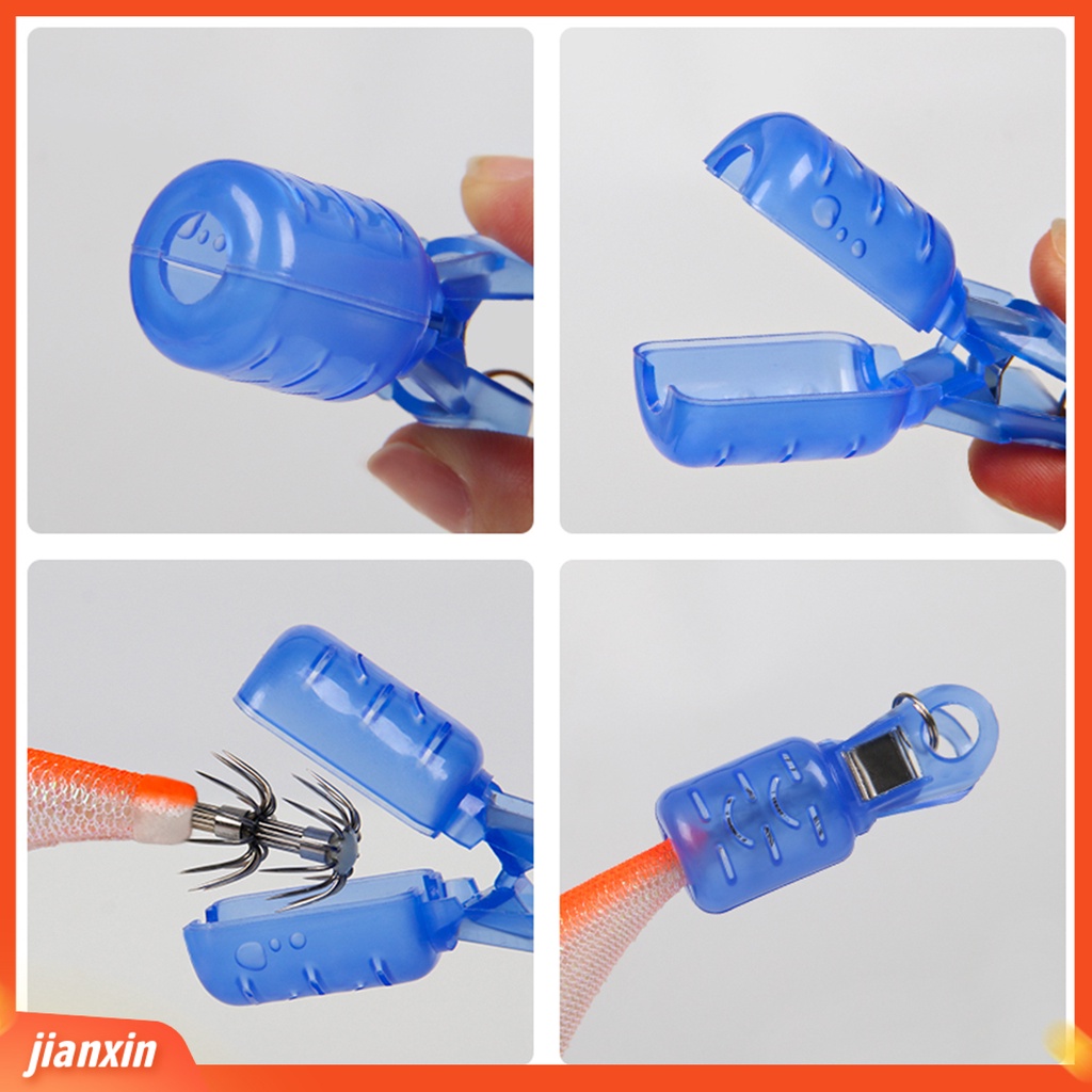 [Jianxin] 1 Set Penutup Kait Pancing Anti Gores Tahan Tusukan Penjepit Ketat Kait Udang Kayu Pelindung Cangkang Memancing Luar Ruangan