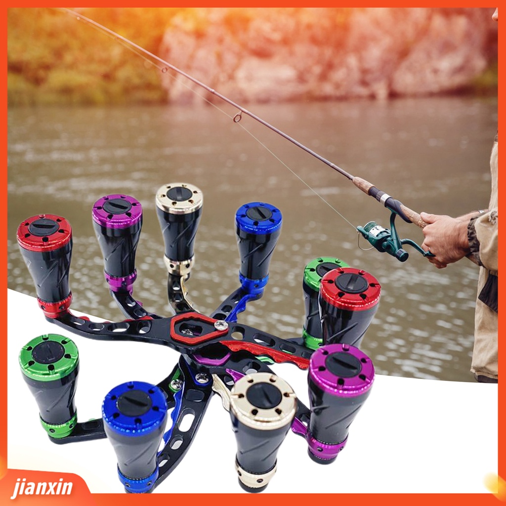 [Jianxin] 1 Set Refitted Fishing Rocker Non-slip Pegangan Nyaman Stabilitas Tinggi Modify Water Drop Reel Rocker Modifikasi Untuk Memancing Di Luar Ruangan