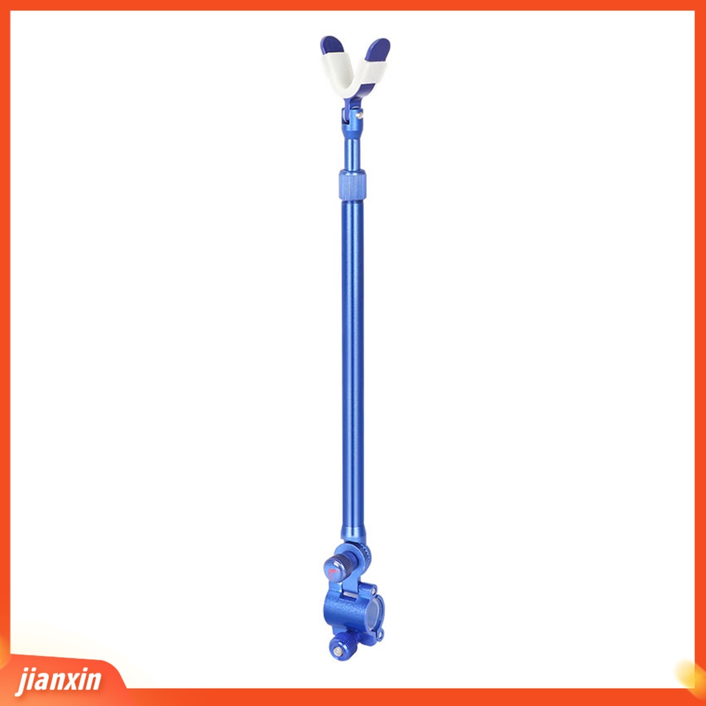 [Jianxin] fishing Rod Holder 210derajat Teleskopik Dapat Disesuaikan Non-slip Cepat Bongkar Pasang Posisi Logam Paduan Aluminium Tiang Pancing Dukungan Alat Pancing