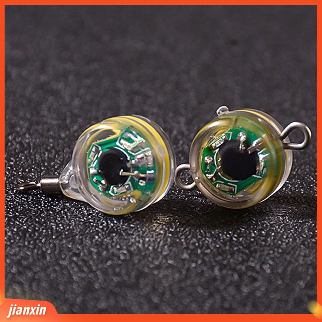 [Jianxin] fishing Lure Lampu Deep Drop Underwater Simulasi Fisheye Tackle Profesional Attract Fish Tahan Air LED Lure Attractant Button Fish Gathering Light Outdoor Fishing