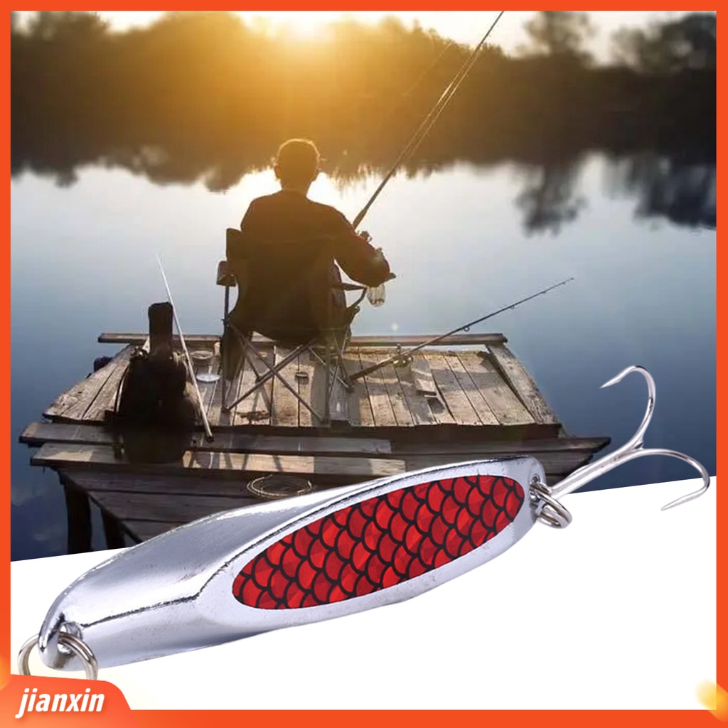 [Jianxin] 7cm/21g Umpan Pancing Beveling Reflektif High Gloss Tajam Kait Warna Terang Heavy Duty Metal Panjang Casting Laut Memancing Spinnerbait Buatan Umpan Perlengkapan Memancing