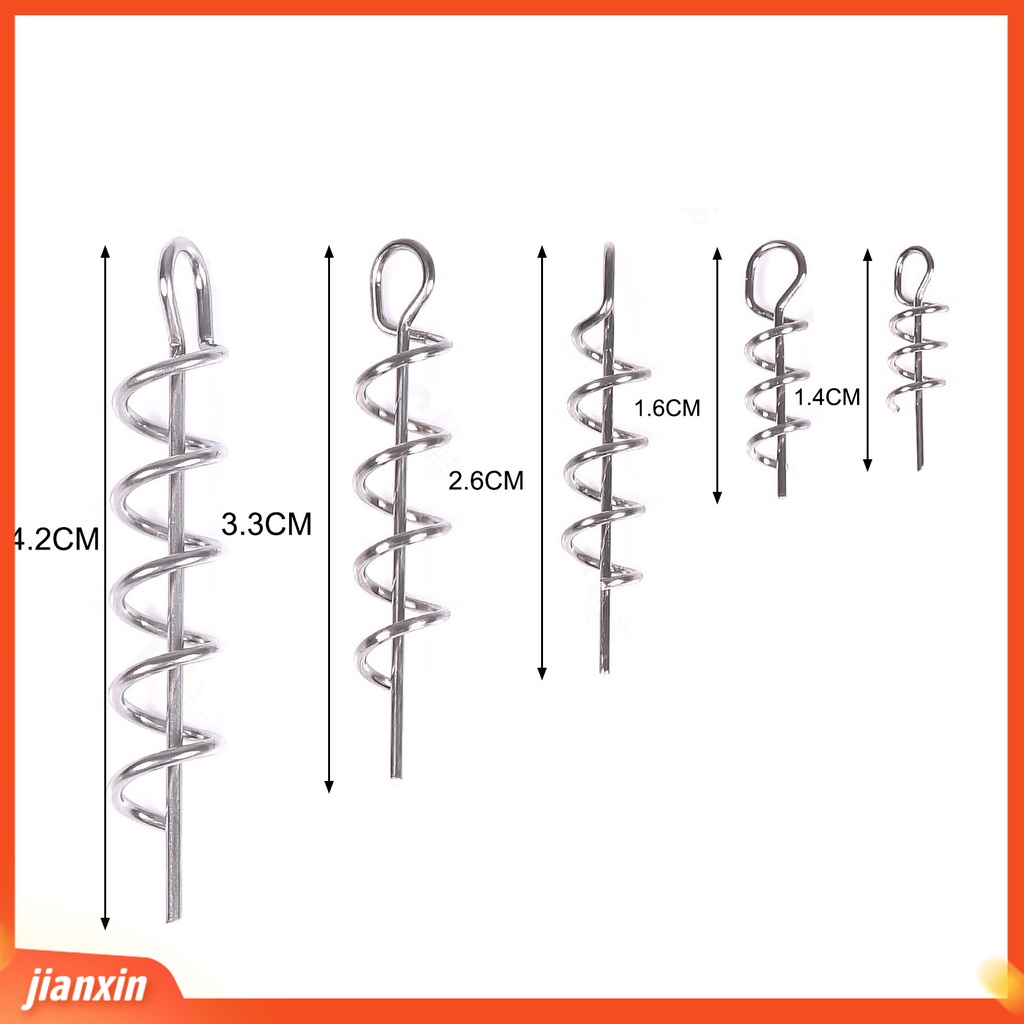 [Jianxin] 50 Pcs Kili-Kili Swivel Konektor Umpan Pancing Bahan Logam