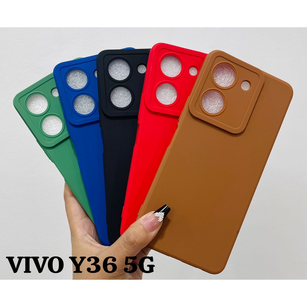 ProCamera SoftCase Full Cover Matte Edge Case Vivo Y35 Y36 5G Vivo Y22 Vivo Y16 Vivo V25 White_Cell