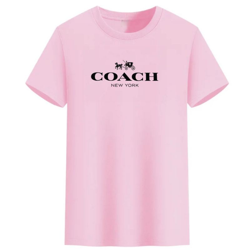 Kaos Distro Pria Coach Baju Oblong Cowok Lengan Pendek Pakaian Atasan Pria Dewasa Cod