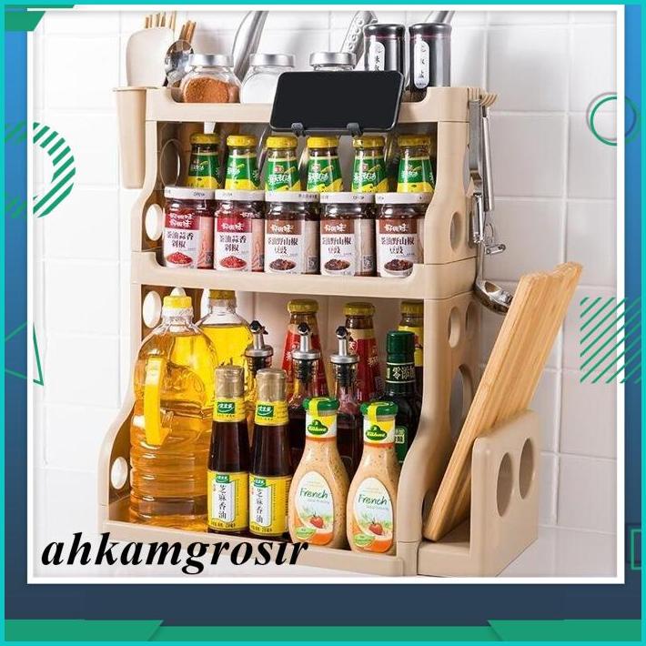 MINIMALIS 3 SUSUN RAK BUMBU DAPUR 3 SUSUN RAK DAPUR MINIMALIS BEST SELLER 