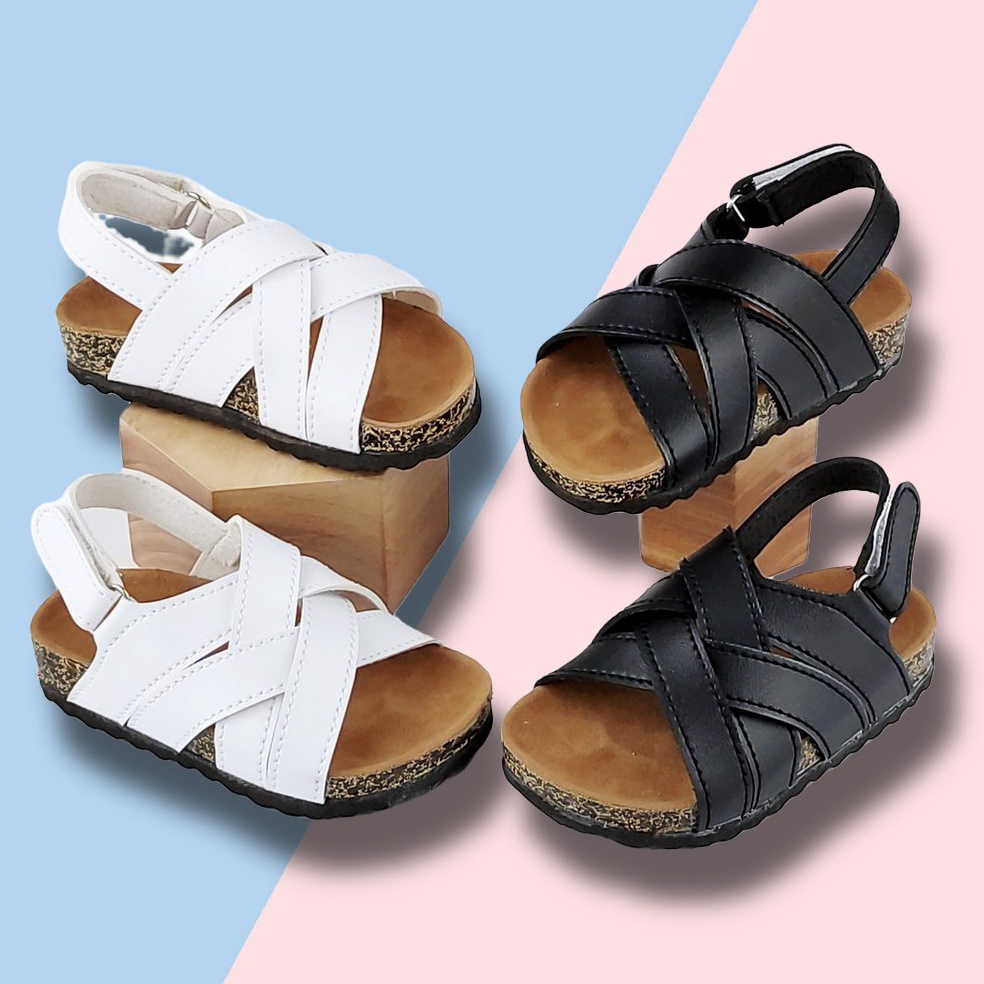 Ava Baby Sandal Anak Laki-laki dan Perempuan Usia 1-5 Tahun Model Puyuh Tali Belakang Sendal Puyuh A