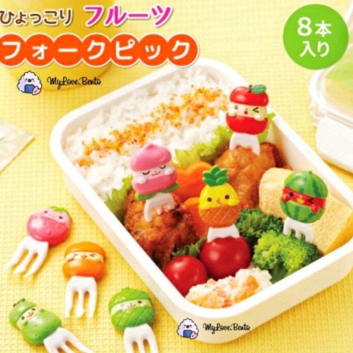 Terlaris Food Picks Tusukan Bento Foodpick Hi Fruits Picks Fruit Fork Pick