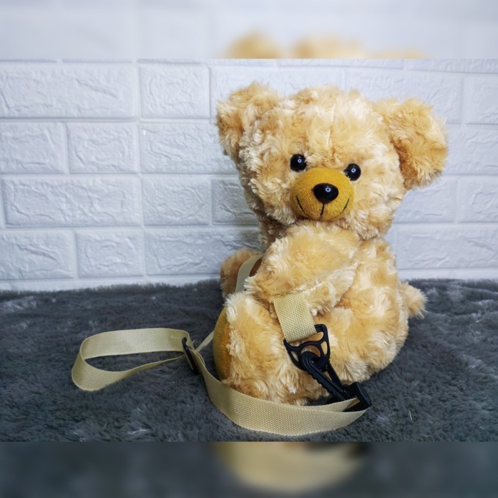 Best Seller Tas Boneka Selempang Korea Beruang Lucu - Tas Boneka Anak Perempuan