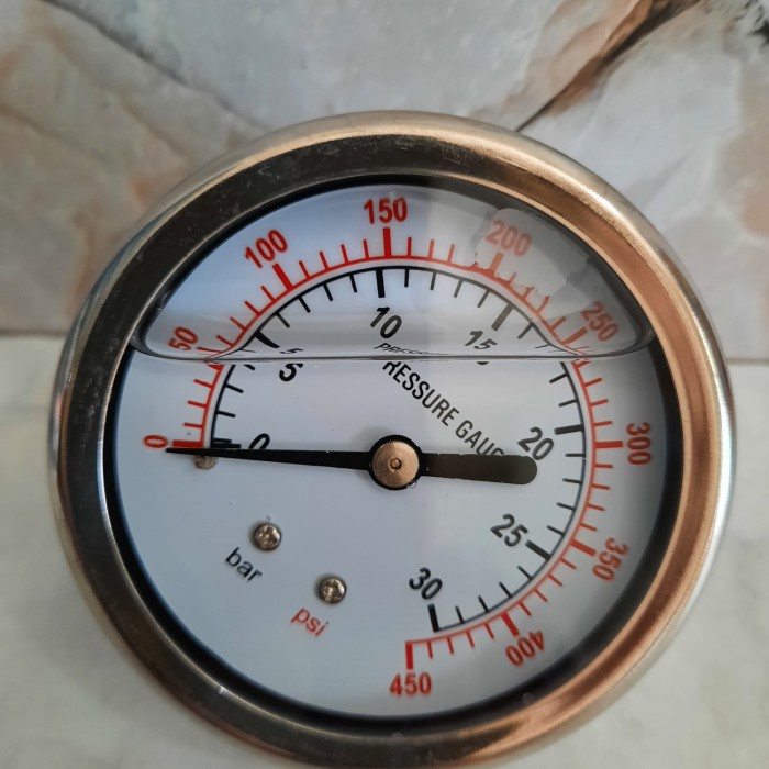 Bestseller Pressure Gauge 30 Bar 450 Psi