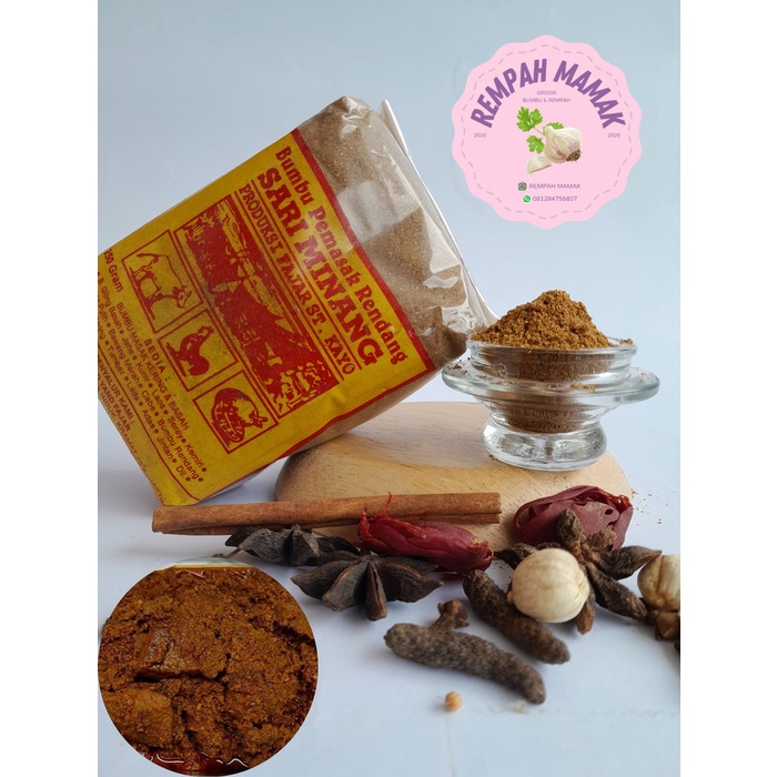 

Bumbu Pemasak Rendang / Bumbu Rendang Sari Nang 500Gr