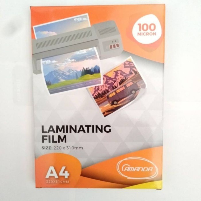Terlaris Plastik Laminating A4 / Laminating A4 Amanda 100 Micron