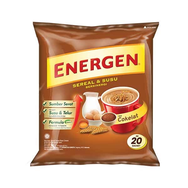 

ENERGEN COKELAT BAG 20 S X 29 GR - SEREAL