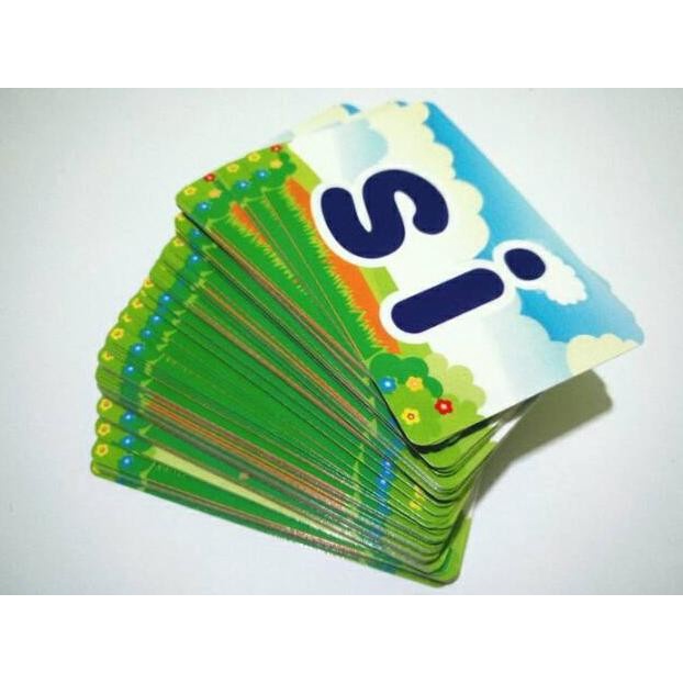 Flash Card Suku Kata / 110 Kartu Baca / Belajar Membaca Suku Kata /