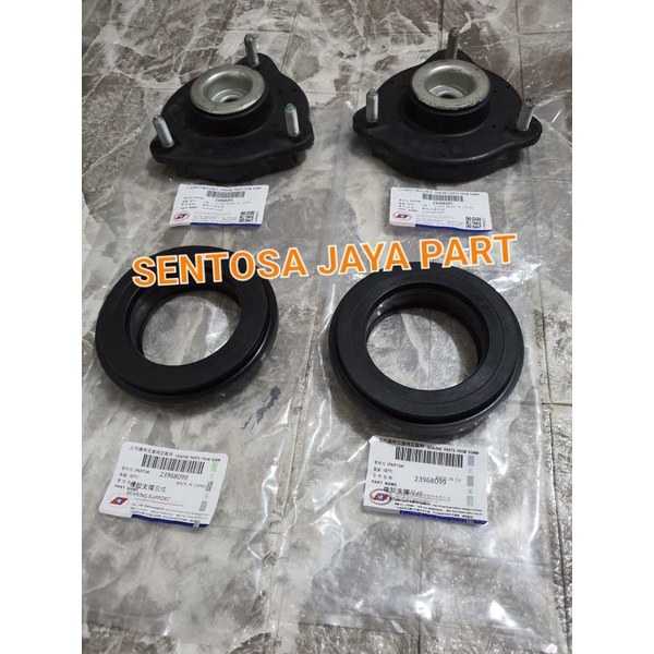 KARET SUPPORT DEPAN WULING CORTEZ +BEARING SUPPORT 4PC ASLI