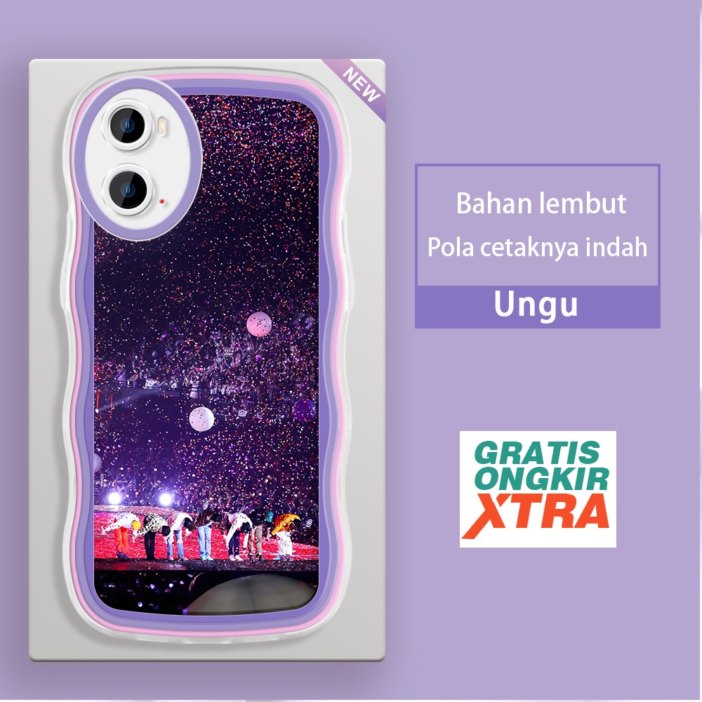 Mulia OPPO A71 A74 A76 A77S A83 A91 A92 A93 2020 A95 A96  Casing Ponsel  Terima kasih konser BTS  wa
