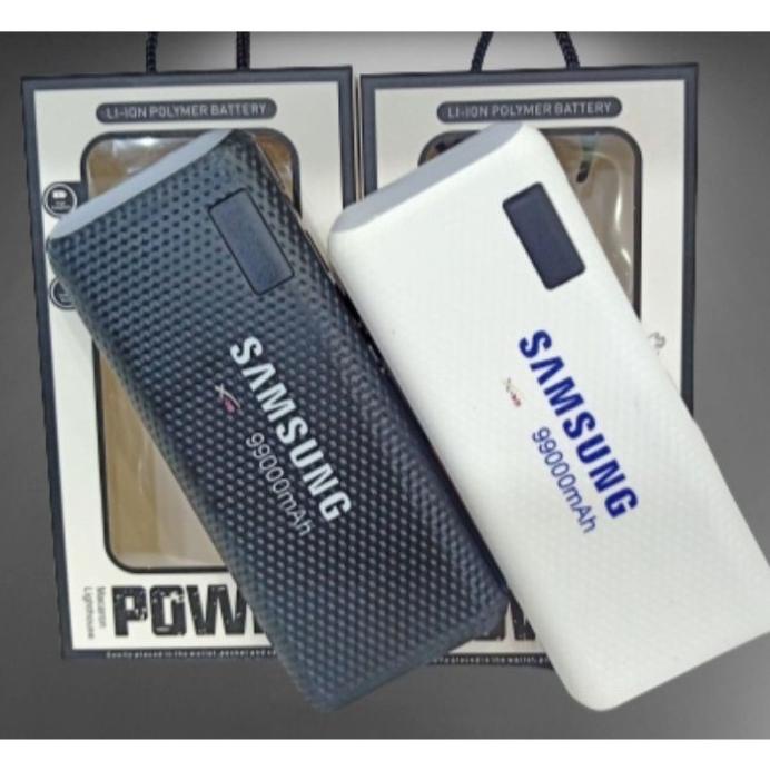 Diskon Bulan Ini Powerbank Led Digital 99000 Mah Power Bank Samsung 2 Usb