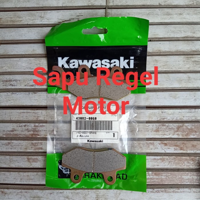 disc pad kampas rem depan klx 250 original kawasaki