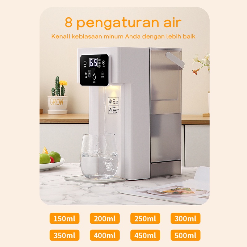 3L Water Instant Dispenser Panel LCD / Dispenser Air Instan / Dispenser Air Instan Pemanas Kecil Rumah Tangga / Hot Water Dispenser