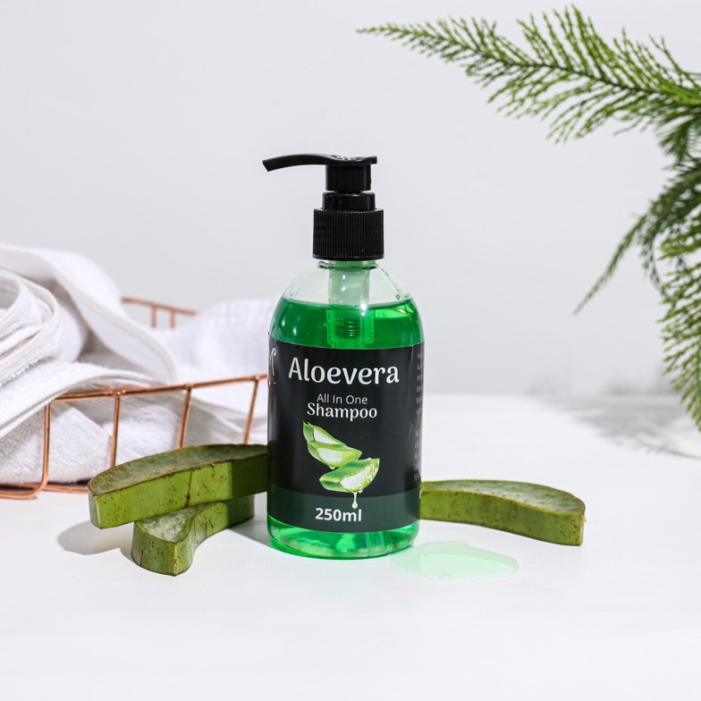 [E.D❤H➛] Shampo 250ml pelebat dan pelurus rambut Aloevera Viral 250ml BPOM shampo anak dan dewasa ol
