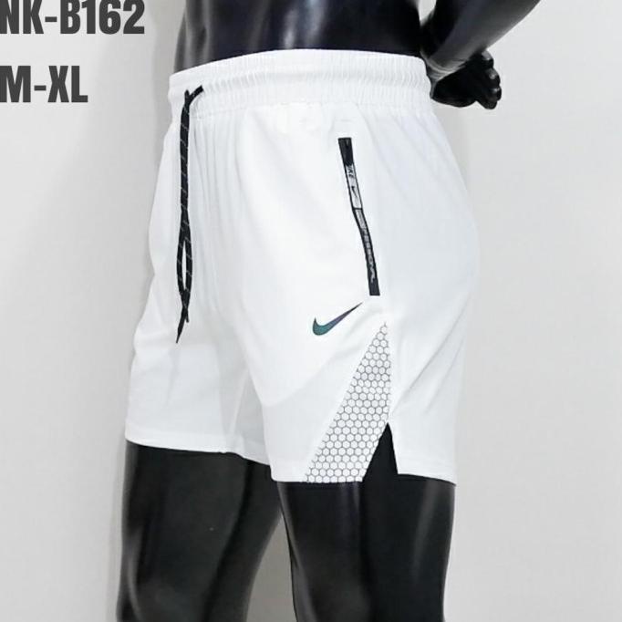 [Dijual] Celana Pendek Nike Putih/Celana Lari Pria Running Asdan