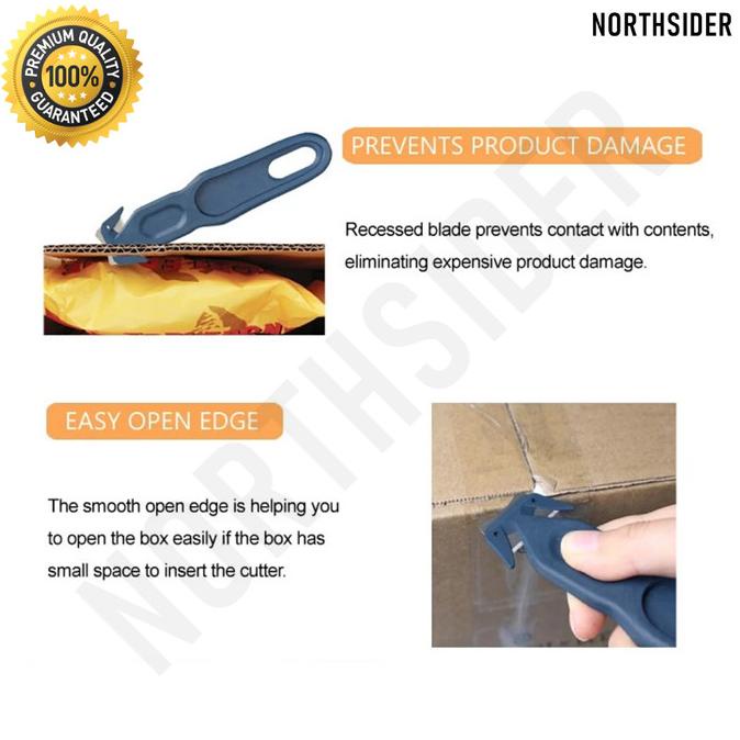 

PISAU CUTTER PEMOTONG BUBBLE WRAP - BUKA PAKET - KARDUS | SAFETY KNIFE