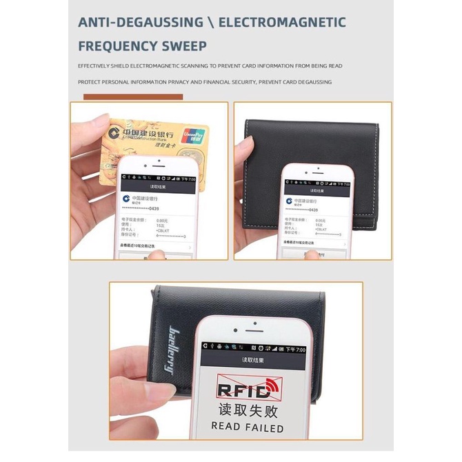 

Baellerry Original RFID Anti Theft Card Dompet Kartu Kulit BLY026