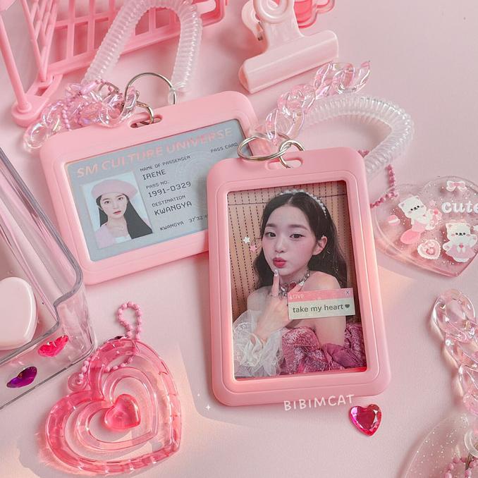 

Pink Style Acrylic Photocard Holder / Card Holder PC