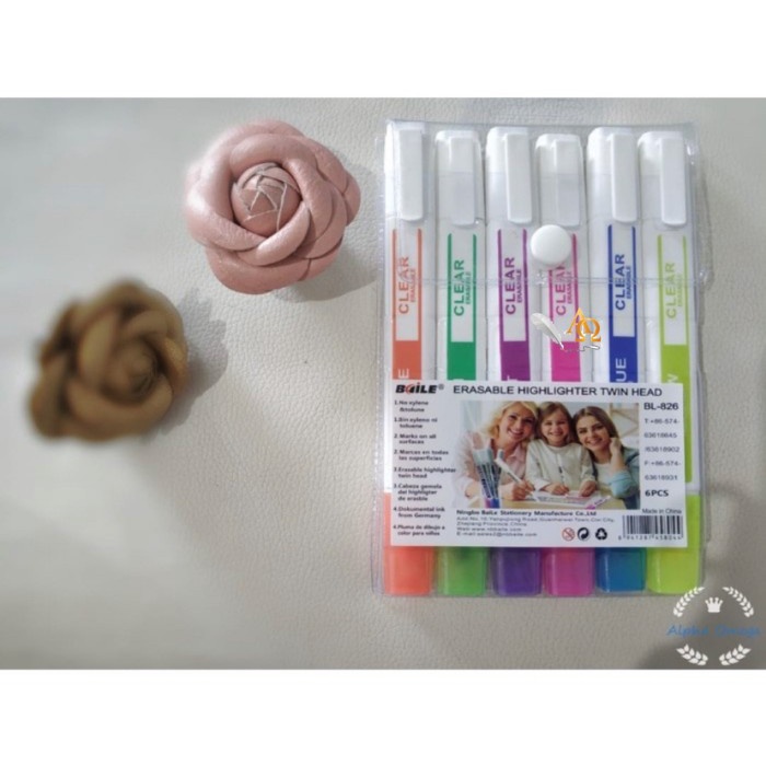 

Bestseller Highlighter Unik Warna Warni Bisa Hapus