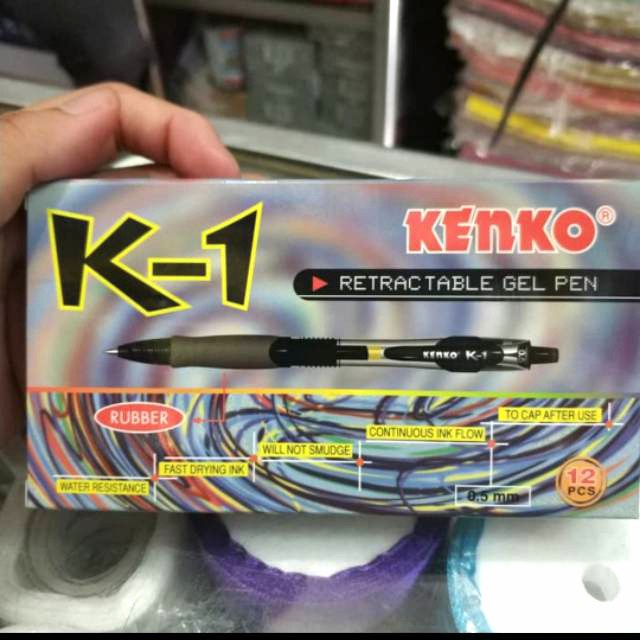 

Terlaris Pen / Pulpen / Bolpoin Gel Kenko K-1
