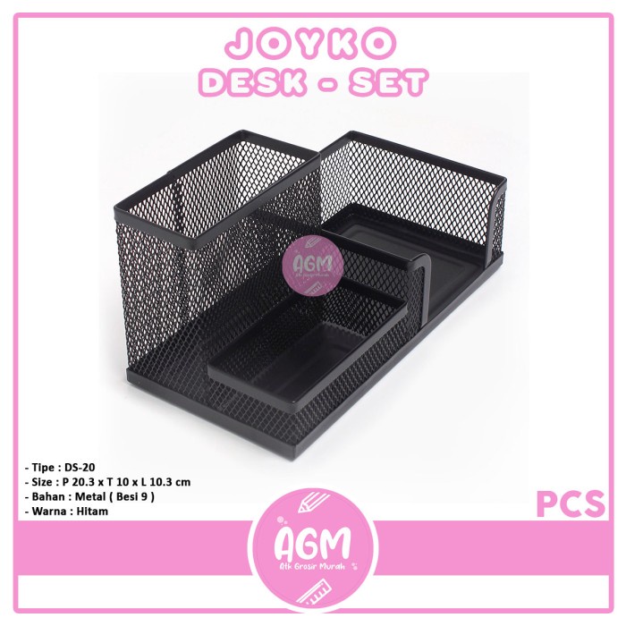 

Bestseller Joyko Desk Set Ds-20 Tempat Alat Tulis Jaring [ Pcs ]