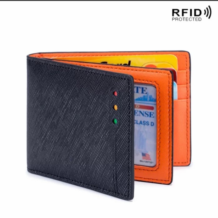 

Terlaris Dompet Kartu Rfid Card Holder Rfid Protection Dompet Kartu Kulit 2808